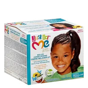 Just for Me No-lye Regular Conditioning Creme Relaxer Kit Regular