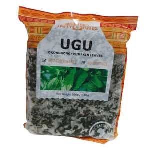 UGU OKOMOMBONG LEAVES FROZEN 500G