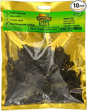 AF DRIED EFIRIN(Scent Leaves) 25G