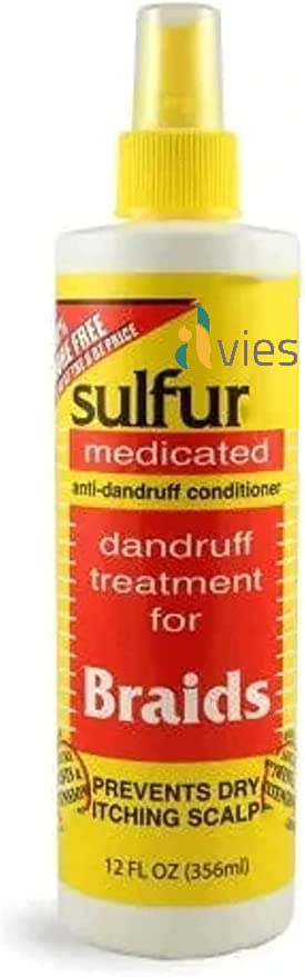 Sulfur 8 Anti-Dandruff Conditioner for Braids 356ml - Afrobuy