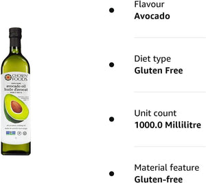 Chosen, Food Avocado Oil Bottle, 1 L