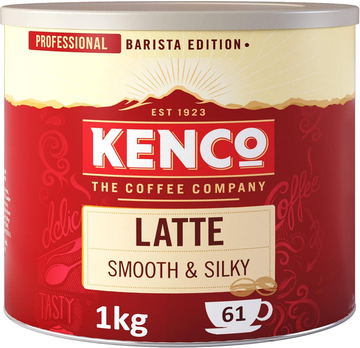 Kenco Latte Instant Coffee 1kg - Tin 1kg