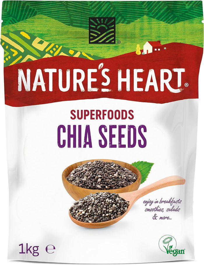 Terrafertil Nature’s Heart Chia Seeds, 1 kg