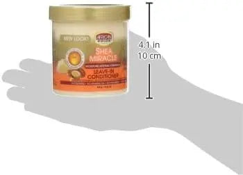 African Pride Moisture Miracle Curling Cream, Leave-In Cream & 5 Essential Oils Combo