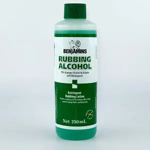 Benjamins Rubbing Alcohol With WinterGreen 250ml