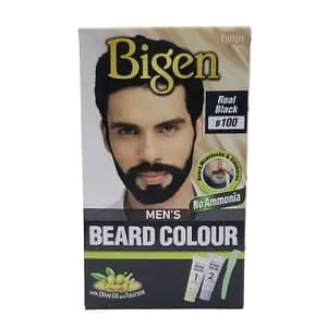 Bigen Men’s Beard Colour Real Black B100