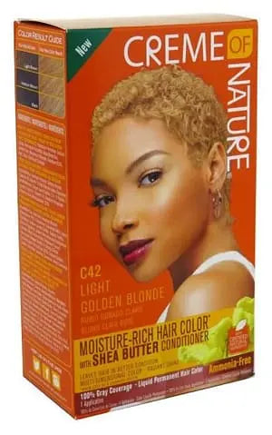 Creme Of Nature Moisture-rich Hair Color C42 Light Golden Blonde