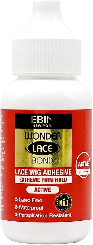 Ebin Wonder Lace Bond Lace Wig Adhesive Extreme Firm Hold Active 35ml