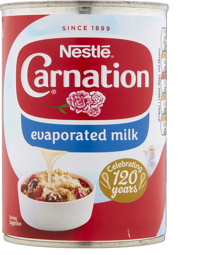 CARNATION EVAPOURATED MILK 410G