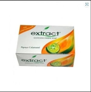 Extract Skin Lightening & Brightening Herbal Soap Papaya Calamansi 125g up