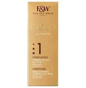 Fair & White Gold Ultimate 1 Prepare Brightening Cream with AHA 75ml