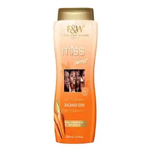 Fair & White Miss White Carrot Brightening Body Lotion 17.6oz