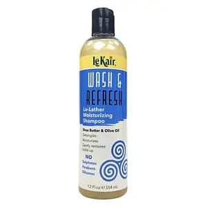 Le-Kair Wash & Refresh Lo-Lather Moisturizing Shampoo 12fl.oz