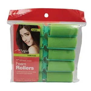 Magic 1″|10 Pack Foam Rollers Large