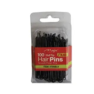 Magic 2”Black Ball Tip Hair Pins 100 #700BLA