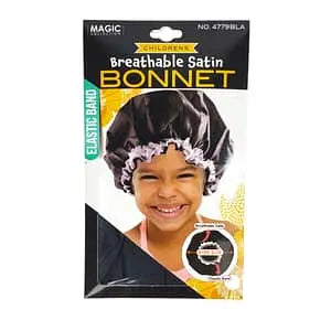 Magic Collection Children’s Breathable Satin Bonnet 4779BLA