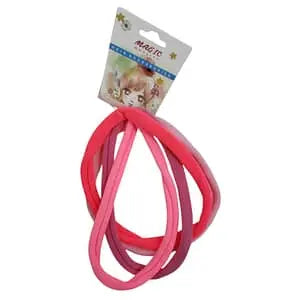 Magic Hair Accessories-Soft Elastic Hairbands (Set of 4)