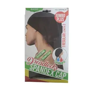 Magic Jumbo Plus Dreadlocks Spandex Cap 2287BLA