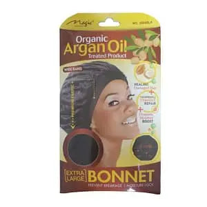 Magic Organic Argan Oil Extra Large Bonnet 3004BLA