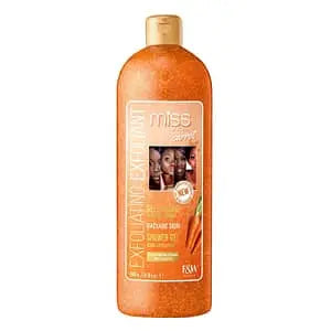 Miss White Carrot Gel Douche Exfoliant Tonique Radiant Skin Shower Gel 3.18oz