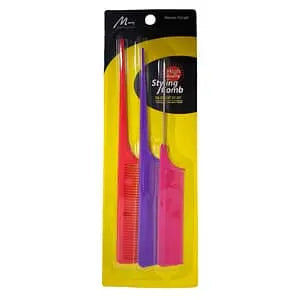 Murry Styling Comb Tail Comb Set 3PC #TC3