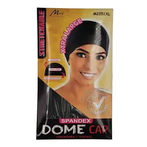 Murry Xtra Large Spandex Dome Cap M2251XL Black