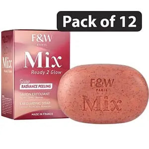 (Pack of 12) Fair & White Paris Mix Ready to Glow Soap 200g