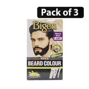 (Pack of 3) Bigen Men’s Beard Colour B101