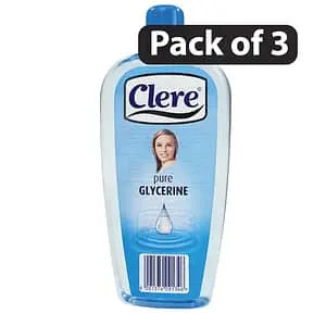 (Pack of 3) Clere Pure Glycerine 400ml