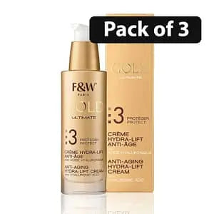 (Pack of 3) F&W Gold Ultimate 3 Anti Aging Hydra Lift Cream 50ml