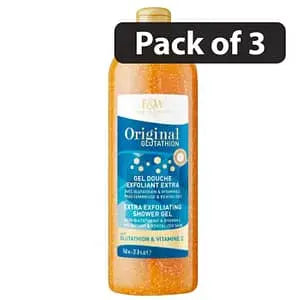 (Pack of 3) F&W Original Glutathion Extra Exfoliating Shower Gel 940ml