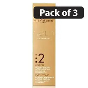 (Pack of 3) Fair & White Gold Ultimate 2Even Tone Active Serum 30ml