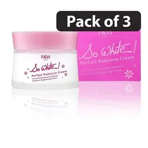 (Pack of 3) Fair & White So White Perfect Radiance Cream 180ml