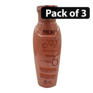 (Pack of 3) Pure White Rose Gold 6 Amethyst Extra Clarifying Oil 100ml/3.3fl.oz