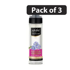 (Pack of 3) SofnFree Flaxseed Oil & Rosewater Curling Mousse 200ml