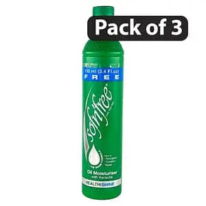 (Pack of 3) Sofnfree Oil Moisturiser with Keravite 350ml