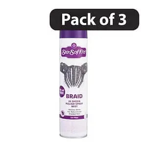(Pack of 3) Sta-Sof-Fro Braid Hi Sheen Polish Spray Mist 325ml