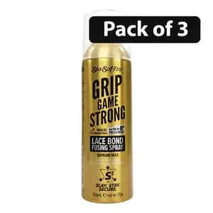 (Pack of 3) Sta-Sof-Fro Grip Game Strong Lace Bond Fusing Spray 220ml