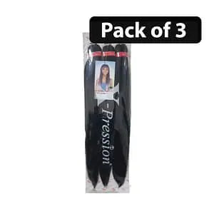 (Pack of 3) Xpression 3X Pre-Stretched Braid