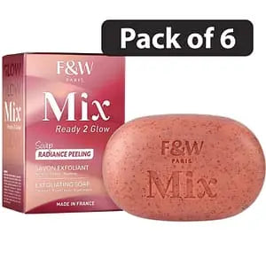 (Pack of 6) Fair & White Paris Mix Ready to Glow Soap 200g
