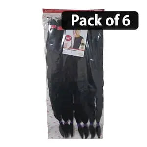 (Pack of 6) Xpression 7X Pre-Stretched Braid