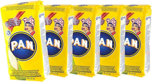 White Corn Flour, precooked Colombia - Venezuela, Bag 1, 0 kg - Harina de Maiz Blanco precocida , 5 x 1kg.