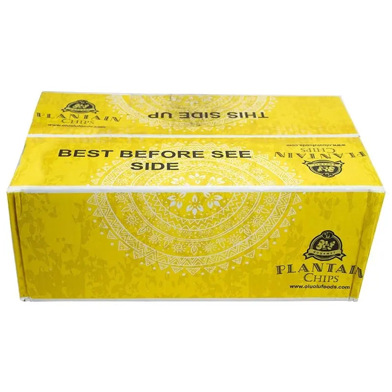Olu Olu Sweet Yellow Plantain Chips 24 x 60g