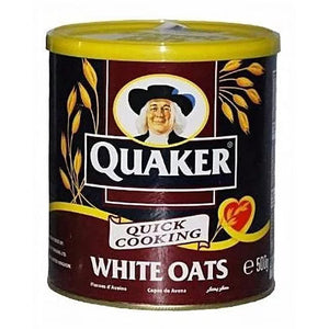 Quaker White Oats Tin - 500g