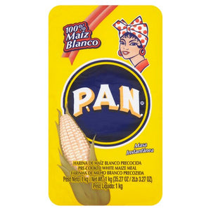 Harina PAN Pre-Cooked White Maize Meal - 1kg